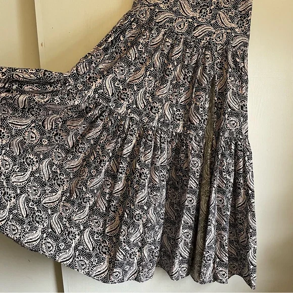 Veronica Beard Serence Print Slit Maix Skirt